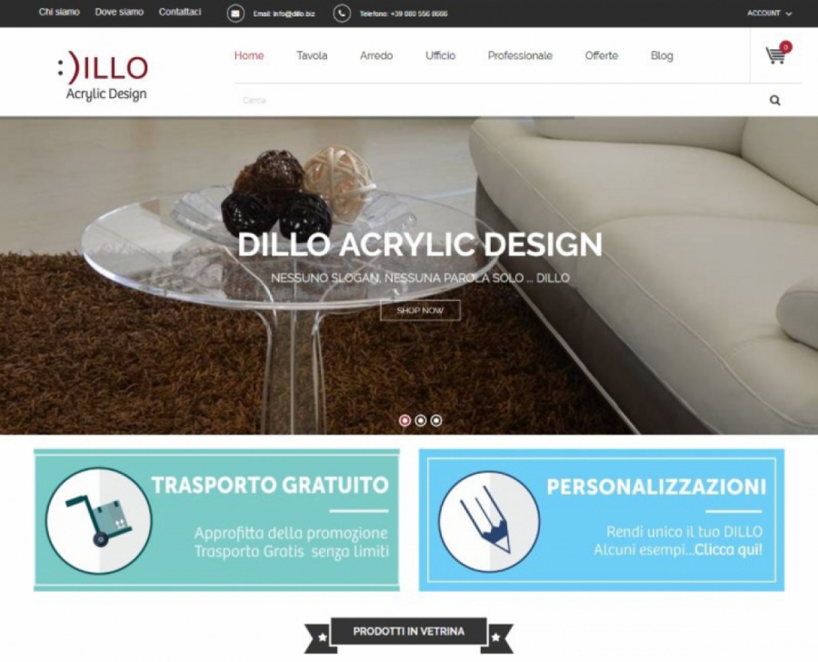 Sito E-Commerce Dillo.biz